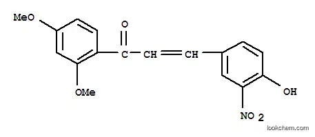 Molecular Structure of 30071-41-1 ((2E)-1-(2,4-dimethoxyphenyl)-3-(4-hydroxy-3-nitrophenyl)prop-2-en-1-one)