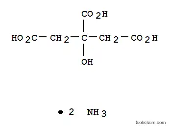 Molecular Structure of 3012-65-5 (Ammonium citrate dibasic)