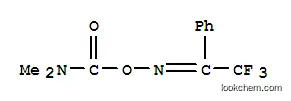 Molecular Structure of 30289-06-6 ((dimethylamino)({[(1E)-2,2,2-trifluoro-1-phenylethylidene]amino}oxy)methanone)