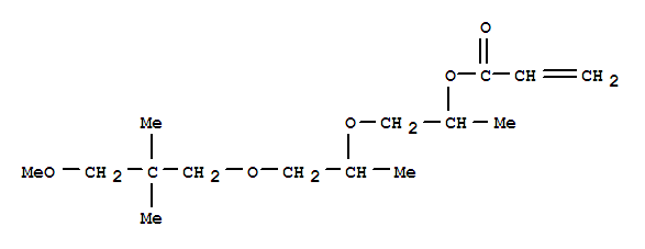 2-PROPENOIC ACID, 2-[2-(3-METHOXY-2,2-DIMETHYLPROPOXY)-1-METHYLETHOXY]-1-METHYLETHYL ESTER