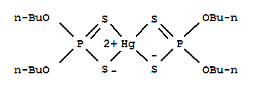 Mercury,bis(O,O-dibutyl phosphorodithioato-S,S')-, (T-4)- (9CI) cas  30366-55-3