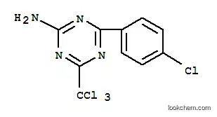 Molecular Structure of 30377-24-3 (4-(4-chlorophenyl)-6-(trichloromethyl)-1,3,5-triazin-2-amine)