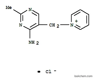Molecular Structure of 30413-67-3 (Pyridinium,1-[(4-amino-2-methyl-5-pyrimidinyl)methyl]-, chloride (1:1))