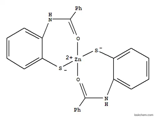Molecular Structure of 30429-79-9 (bis[N-(2-mercaptophenyl)benzamidato-N,S]zinc)