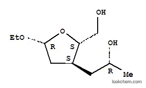 ba-D-erythro-Pentofuranoside, ethyl 2,3-dideoxy-3-[(2R)-2-hydroxypropyl]- (9CI)