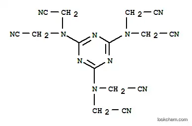 Molecular Structure of 30682-51-0 (Acetonitrile,(s-triazine-2,4,6-triyltrinitrilo)hexa- (8CI))