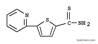 Molecular Structure of 306934-91-8 (5-(2-PYRIDINYL)-2-THIOPHENECARBOTHIOAMIDE)