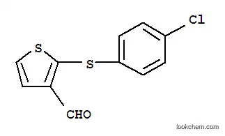 Molecular Structure of 306935-23-9 (2-[(4-CHLOROPHENYL)THIO]THIOPHENE-3-CARBALDEHYDE)