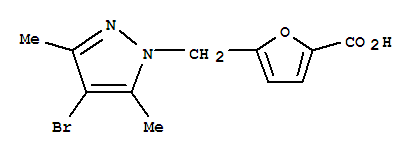 5-[(4-Bromo-3,5-dimethyl-1H-pyrazol-1-yl)methyl]-2-furoic acid
