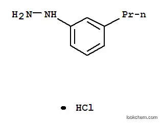 Molecular Structure of 306937-28-0 (1-(3-PROPYLPHENYL)HYDRAZINE HYDROCHLORIDE)