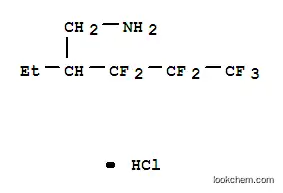 Molecular Structure of 308-38-3 (2-ethyl-3,3,4,4,5,5,5-heptafluoropentan-1-amine)
