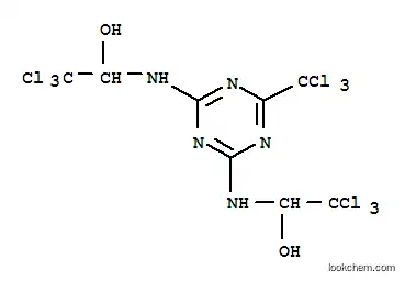 Molecular Structure of 30863-17-3 (Ethanol,1,1'-[[6-(trichloromethyl)-s-triazine-2,4-diyl]diimino]bis[2,2,2-trichloro-(8CI))