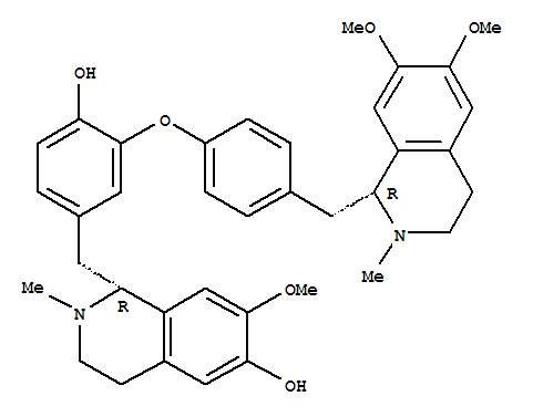6-Isoquinolinol,1,2,3,4-tetrahydro-1-[[4-hydroxy-3-[4-[[(1R)-1,2,3,4-tetrahydro-6,7-dimethoxy-2-methyl-1-isoquinolinyl]methyl]phenoxy]phenyl]methyl]-7-methoxy-2-methyl-,(1R)-