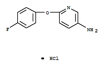 3-Pyridinamine,6-(4-fluorophenoxy)-, hydrochloride (1:1) cas  31011-28-6