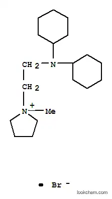 Molecular Structure of 3102-14-5 (1-[2-(dicyclohexylamino)ethyl]-1-methylpyrrolidinium bromide)