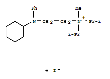 2-(N-cyclohexylanilino)ethyl-methyl-di(propan-2-yl)azanium iodide
