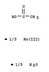 Acetic acid,holmium(3+) salt (3:1), monohydrate (9CI)