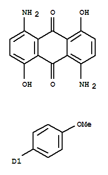 9,10-Anthracenedione,1,5-diamino-4,8-dihydroxy(4-methoxyphenyl)-