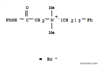Molecular Structure of 3131-76-8 (N,N-dimethyl-N-[2-oxo-2-(phenylamino)ethyl]-3-phenylpropan-1-aminium bromide)