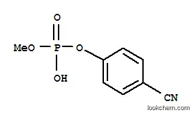 Molecular Structure of 31328-16-2 (4-cyanophenyl methyl hydrogen phosphate)