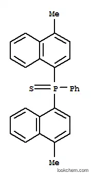 Molecular Structure of 3135-72-6 (bis(4-methylnaphthalen-1-yl)(phenyl)phosphane sulfide)