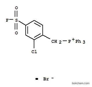 Molecular Structure of 31362-37-5 ([2-chloro-4-(fluorosulfonyl)benzyl](triphenyl)phosphonium)