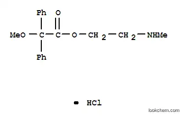 Acetic acid, 2,2-diphenyl-2-methoxy-, (2-(methylamino)ethyl) ester, hydrochloride