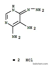 Molecular Structure of 3137-58-4 (6-hydrazinylpyrimidine-4,5-diamine)