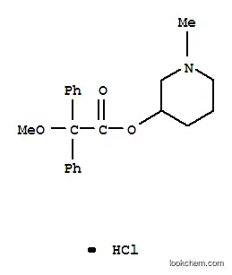 Acetic acid, 2,2-diphenyl-2-methoxy-, (1-methyl-3-piperidyl) ester, hydrochloride
