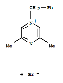 Pyrazinium,3,5-dimethyl-1-(phenylmethyl)-, bromide (1:1) cas  3139-00-2