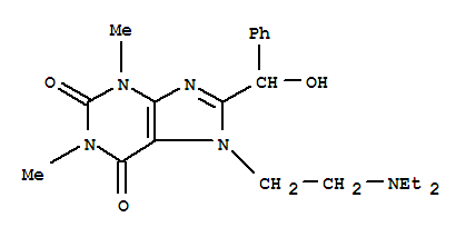 7-(2-diethylaminoethyl)-8-[hydroxy(phenyl)methyl]-1,3-dimethylpurine-2,6-dione