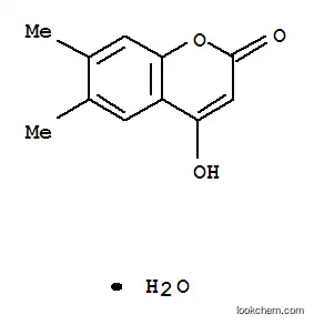 Molecular Structure of 314041-52-6 (4-Hydroxy-6,7-dimethylcoumarin)