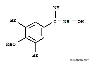 Molecular Structure of 31419-81-5 (3,5-Dibromo-4-methoxybenzamidoxime)