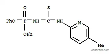 Molecular Structure of 3143-64-4 (1-diphenoxyphosphoryl-3-(5-methyl-2-pyridyl)thiourea)