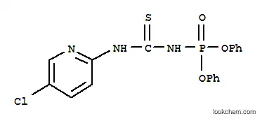 Molecular Structure of 3143-66-6 (diphenyl [(5-chloropyridin-2-yl)carbamothioyl]phosphoramidate)