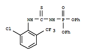 Phosphoramidic acid,[(6-chloro-a,a,a-trifluoro-o-tolyl)thiocarbamoyl]-, diphenyl ester (7CI,8CI) cas  3143-67-7
