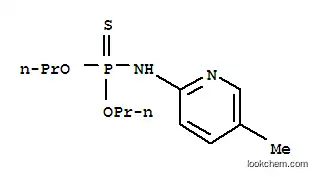 Molecular Structure of 3143-76-8 (O,O-dipropyl (5-methylpyridin-2-yl)phosphoramidothioate)
