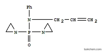 Molecular Structure of 3143-88-2 (P,P-bis(aziridin-1-yl)-N-phenyl-N-prop-2-en-1-ylphosphinic amide)