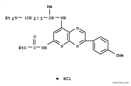Molecular Structure of 31541-76-1 (ethyl [8-{[5-(diethylamino)pentan-2-yl]amino}-3-(4-methoxyphenyl)pyrido[2,3-b]pyrazin-6-yl]carbamate)