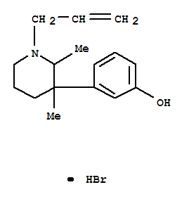 Phenol,3-[2,3-dimethyl-1-(2-propen-1-yl)-3-piperidinyl]-, hydrobromide (1:1)