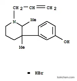 Molecular Structure of 3161-20-4 (3-[2,3-dimethyl-1-(prop-2-en-1-yl)piperidin-3-yl]phenol hydrobromide (1:1))