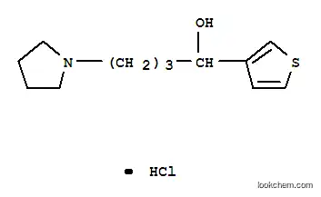 4-(pyrrolidin-1-yl)-1-(thiophen-3-yl)butan-1-ol hydrochloride (1:1)