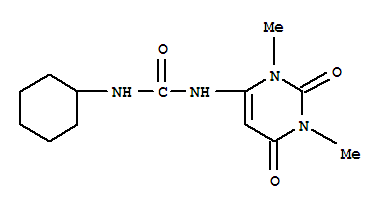 Urea,N-cyclohexyl-N'-(1,2,3,6-tetrahydro-1,3-dimethyl-2,6-dioxo-4-pyrimidinyl)-