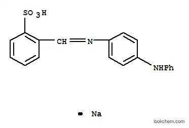 Molecular Structure of 3168-95-4 (sodium 2-[[[4-(anilino)phenyl]imino]methyl]benzenesulphonate)
