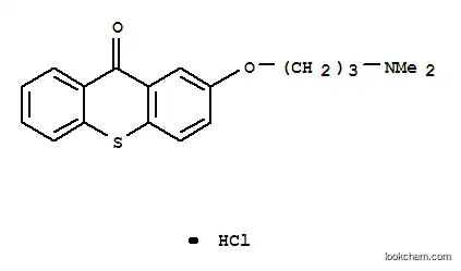 Molecular Structure of 31696-73-8 (2-[3-(dimethylamino)propoxy]-9H-thioxanthen-9-one hydrochloride (1:1))