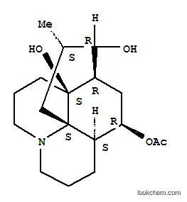 Molecular Structure of 3175-90-4 ((8R,15S)-15-Methyllycopodane-5β,8,12-triol 5-acetate)