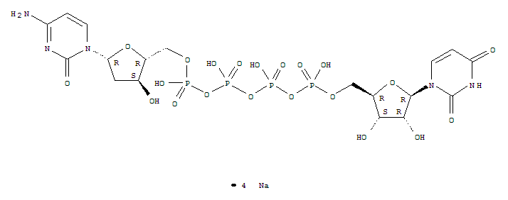 Uridine5'-(pentahydrogen tetraphosphate), P'5'-ester with 2'-deoxycytidine, sodium salt (1:4)