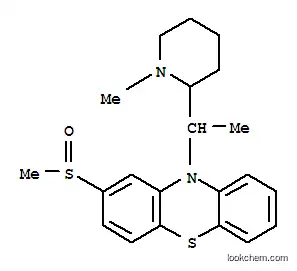 Molecular Structure of 31863-89-5 (10-[1-(1-methylpiperidin-2-yl)ethyl]-2-(methylsulfinyl)-10H-phenothiazine)
