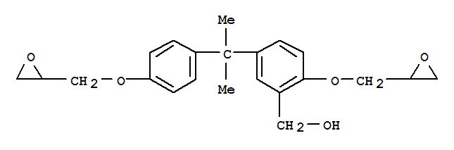Benzenemethanol,5-[1-methyl-1-[4-(2-oxiranylmethoxy)phenyl]ethyl]-2-(2-oxiranylmethoxy)-