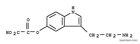 Molecular Structure of 319-71-1 ({[3-(2-aminoethyl)-1H-indol-5-yl]oxy}(oxo)acetic acid)